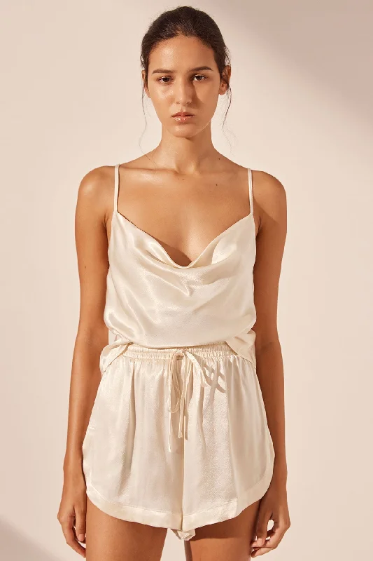 LA LUNE LOUNGE CAMI SET - CREAM