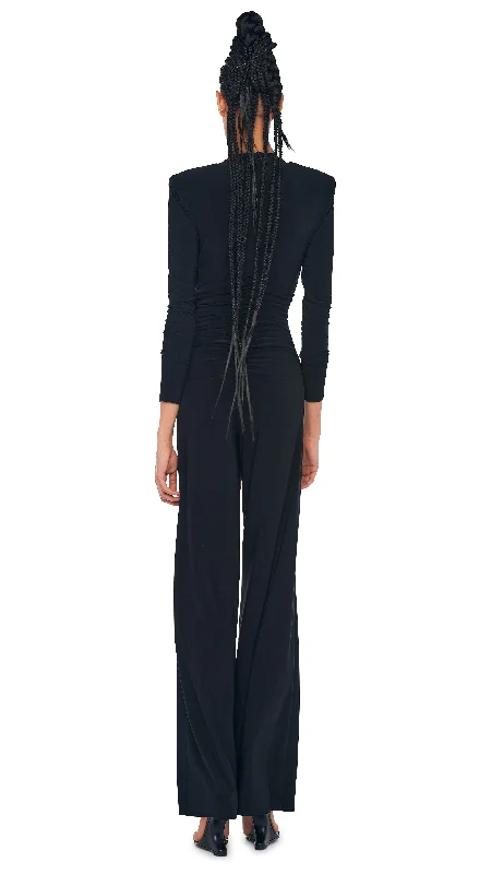 SHOULDER PAD JUMPSUIT