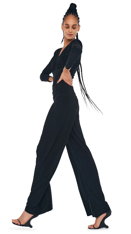 SHOULDER PAD JUMPSUIT