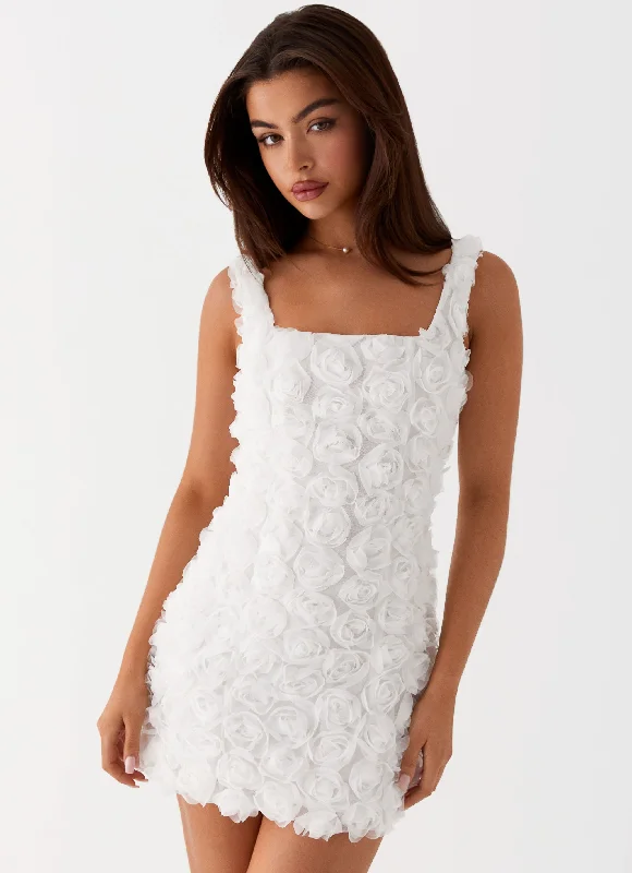 Valentina Mini Dress - White