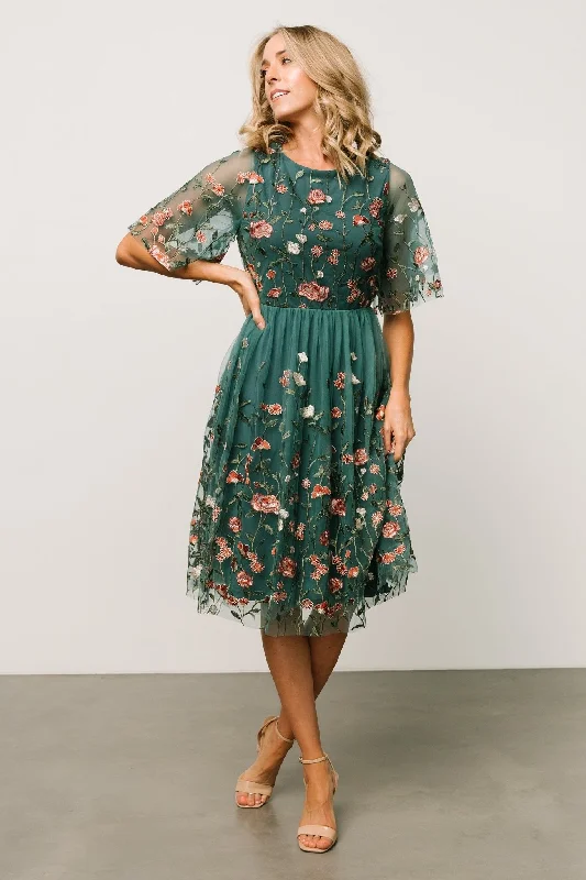 Duchess Tulle Dress | Jade Garden