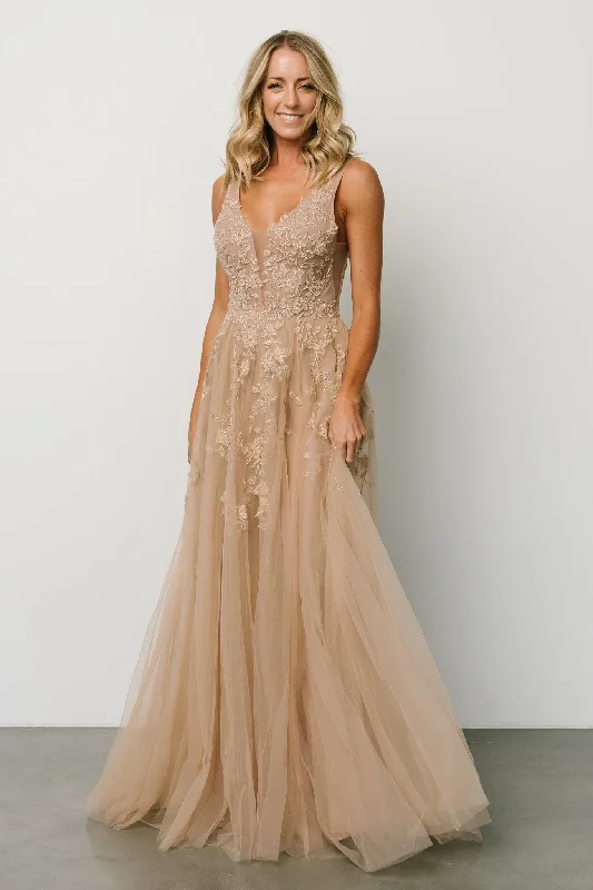 Forever Tulle Bridal Gown | Nude