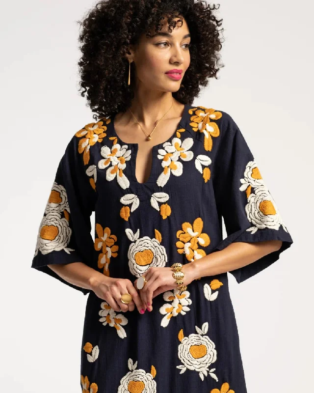 Dreamy Caftan in Blue Blossom