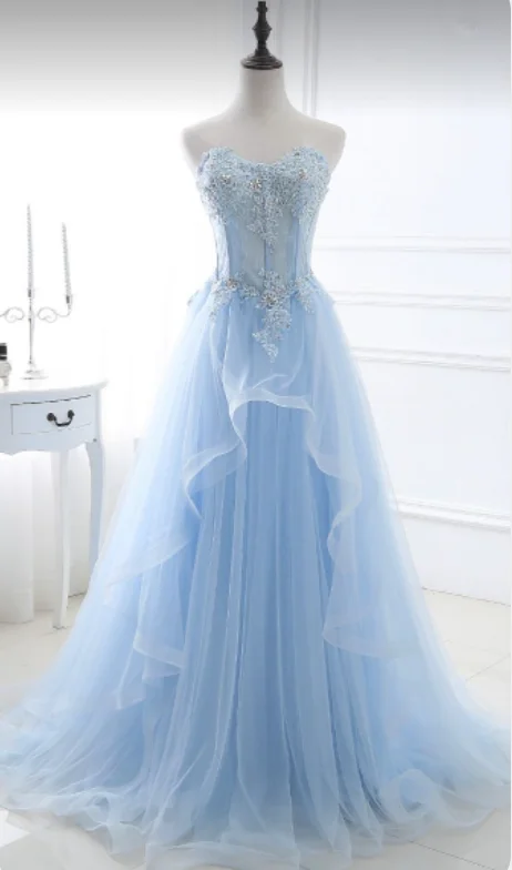 Strapless PROM DRESSES M5815