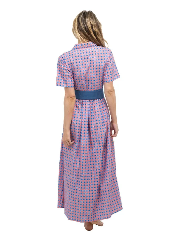 The Elle Maxi Dress | Pink Check