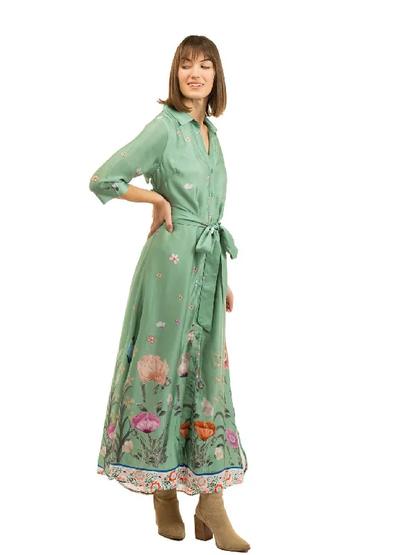 The Eloise Dress | Secret Garden Green