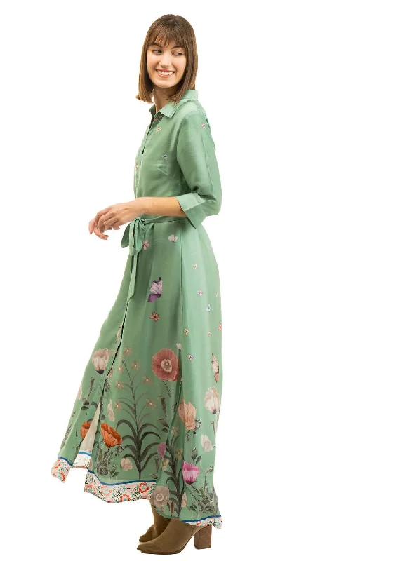 The Eloise Dress | Secret Garden Green