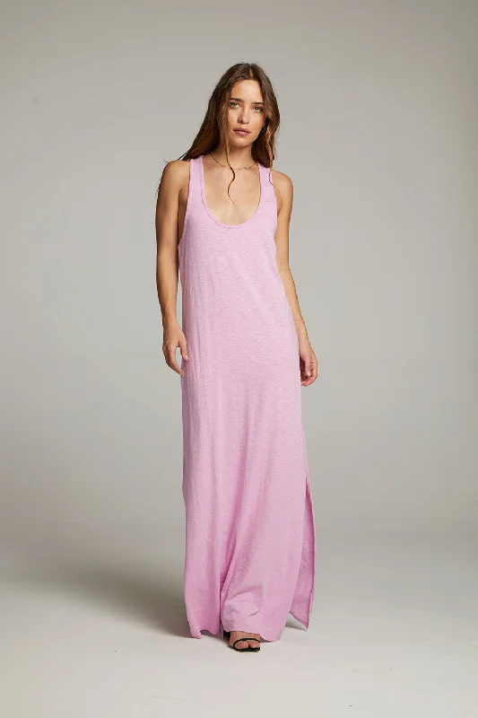 Manatee Pastel Lavender Maxi Dress