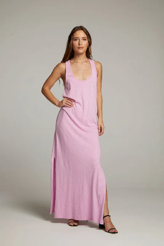 Manatee Pastel Lavender Maxi Dress