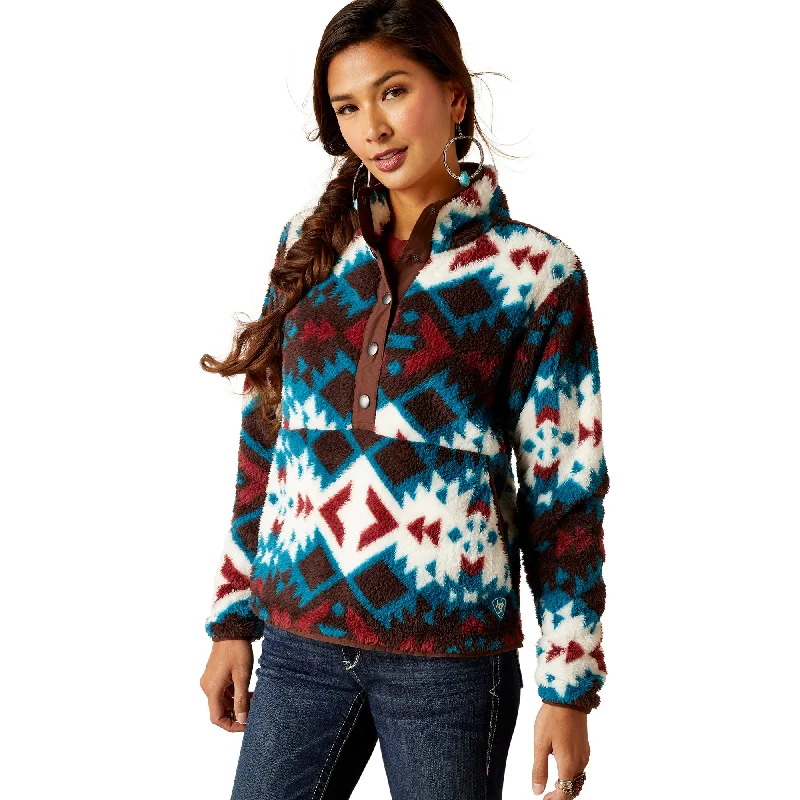 10046253 Ariat Women's Berber Snap Front Sweatshirt