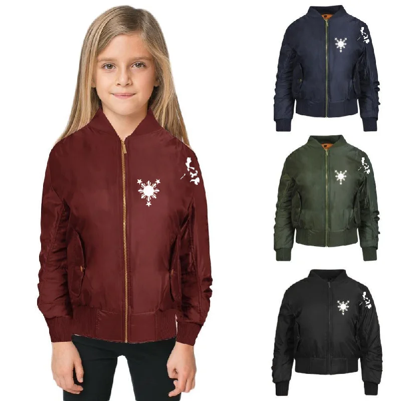 3 Stars and Sun Kids Bomber Jackets