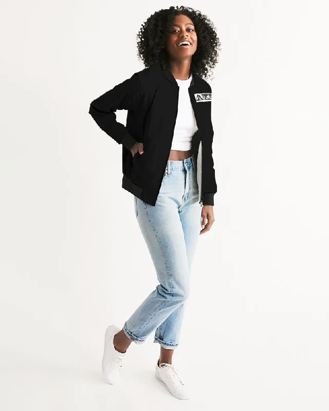 AKH Black Women's Bomber Jacket