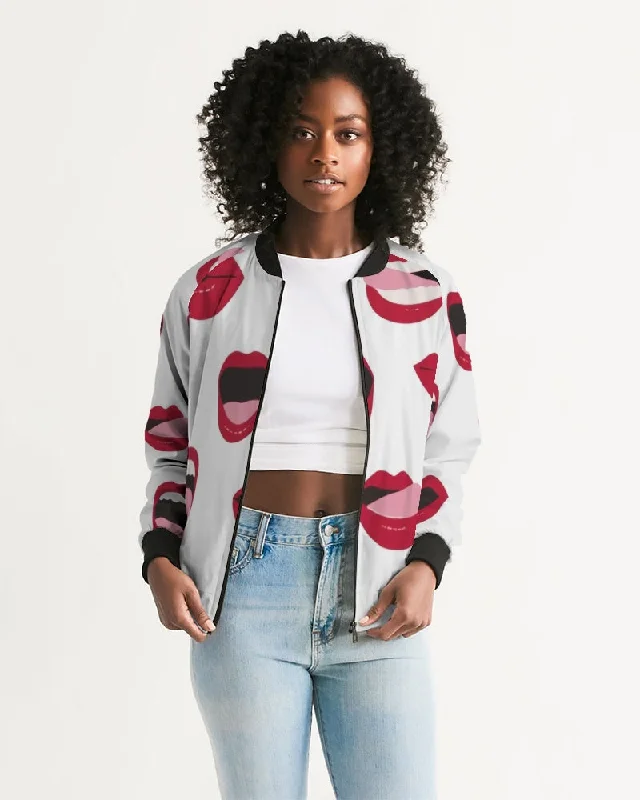 AKH Lips Women's Bomber Jacket