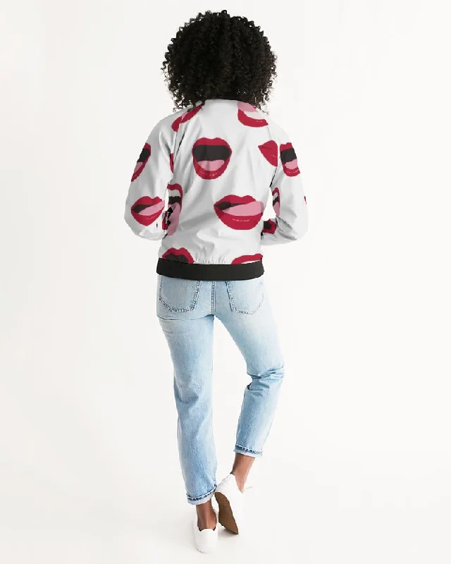 AKH Lips Women's Bomber Jacket