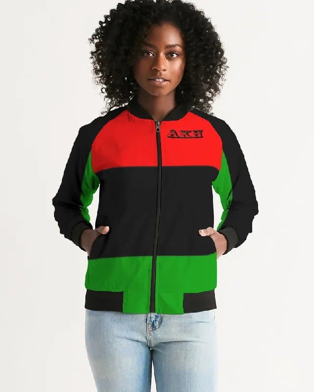 AKH Pan African Women's Bomber Jacket