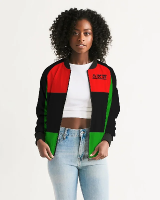 AKH Pan African Women's Bomber Jacket