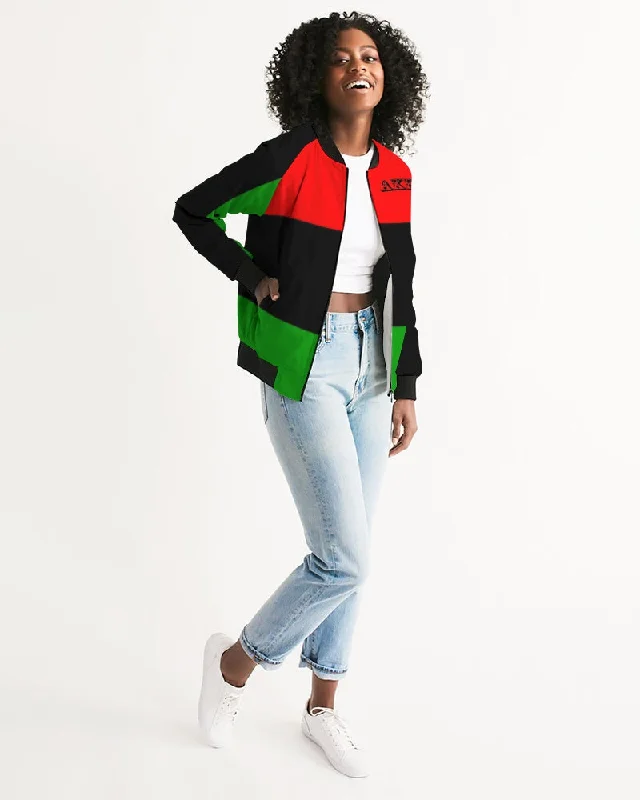 AKH Pan African Women's Bomber Jacket