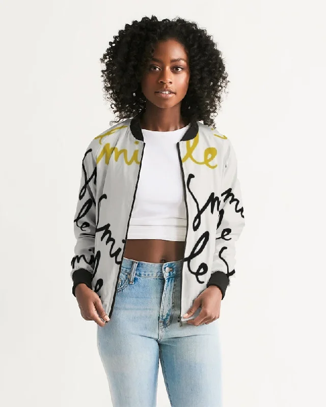 AKH Smile Women's Bomber Jacket