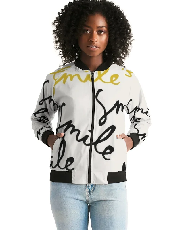 AKH Smile Women's Bomber Jacket