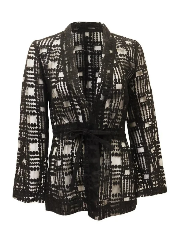 Alberto Makali Black Netted Jacket