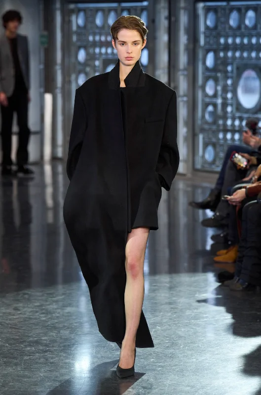 Asymmetric Panel Coat