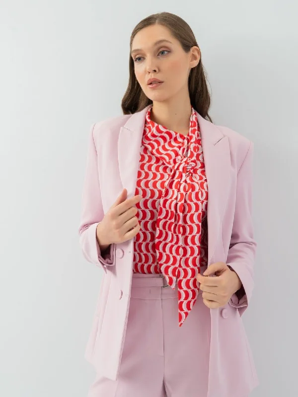 Blazer in Powder Pink