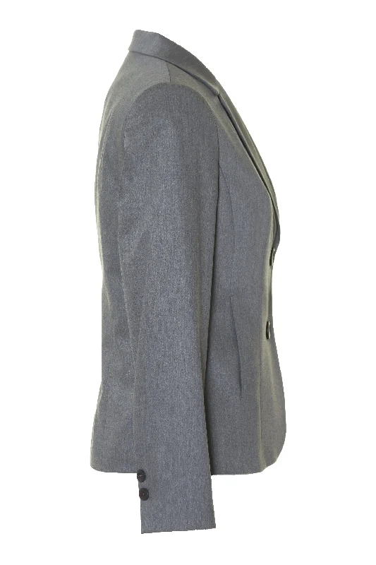 Busy Clothing Women Suit Jacket Grey Melange