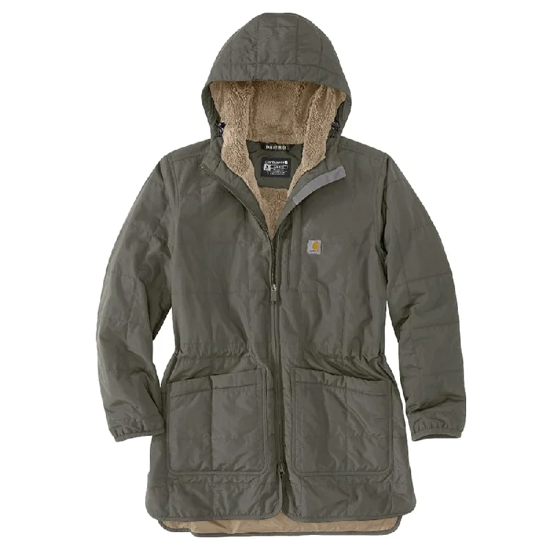 Carhartt 106465 Womens Rain Defender® Loose Fit Lightweight Insulated Hooded Coat