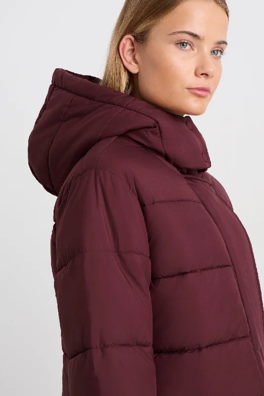 Cropped Hooded Puffer Jacket 764