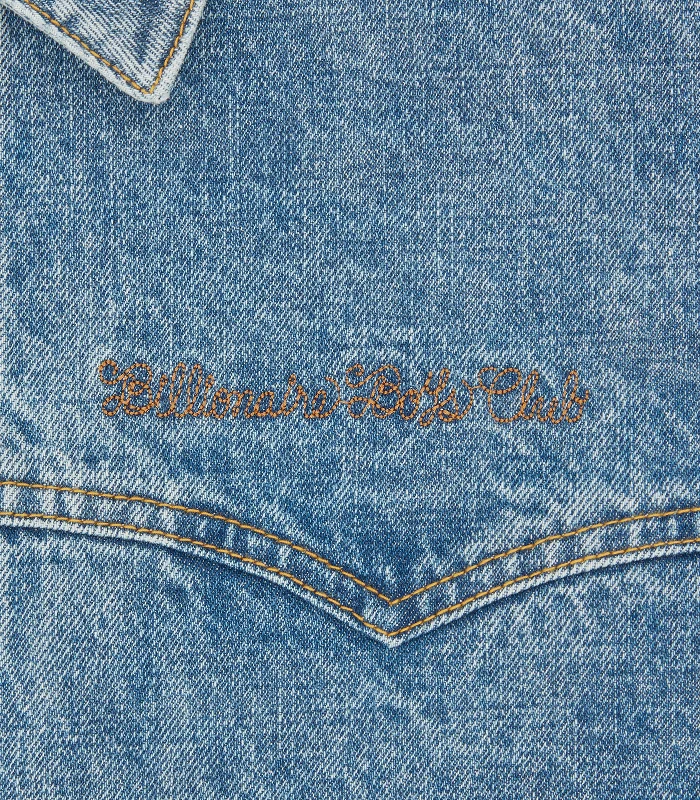 DIAMONDS & DOLLARS SELVEDGE DENIM JACKET - HEAVY WASH BLUE