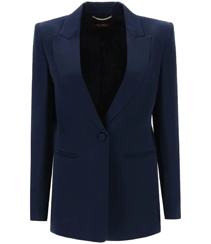 MAX MARA STUDIO Giacca ABITATA blu notte donna