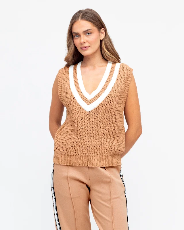 Ebby and I Vest -Beige