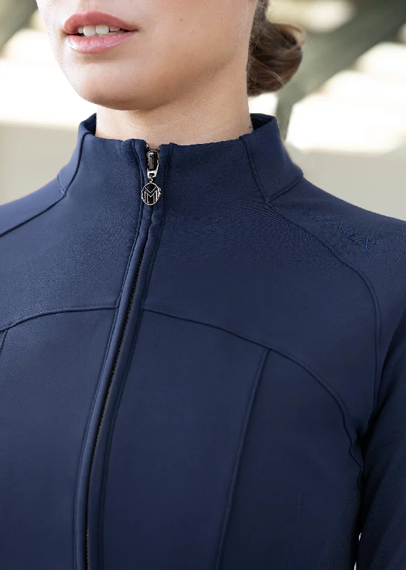 Fleeced Contour Jacket (Navy)