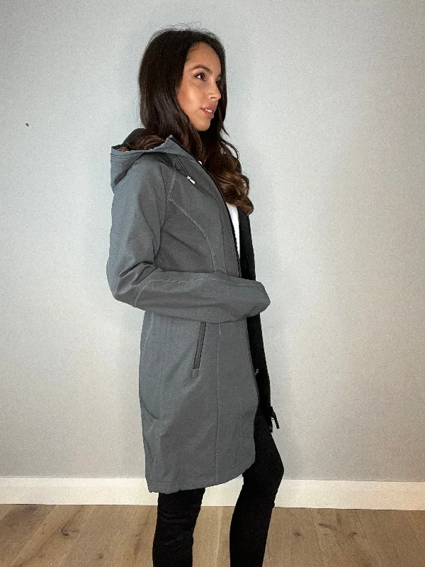 Ilse Jacobsen Rain 37 Raincoat in Dark Shadow