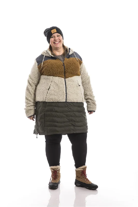 Inspire Plus Size  Fleece | Stone/ Gold