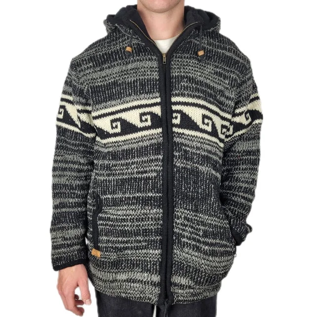 Jacket Dark Grey/Light Grey Mix Wave