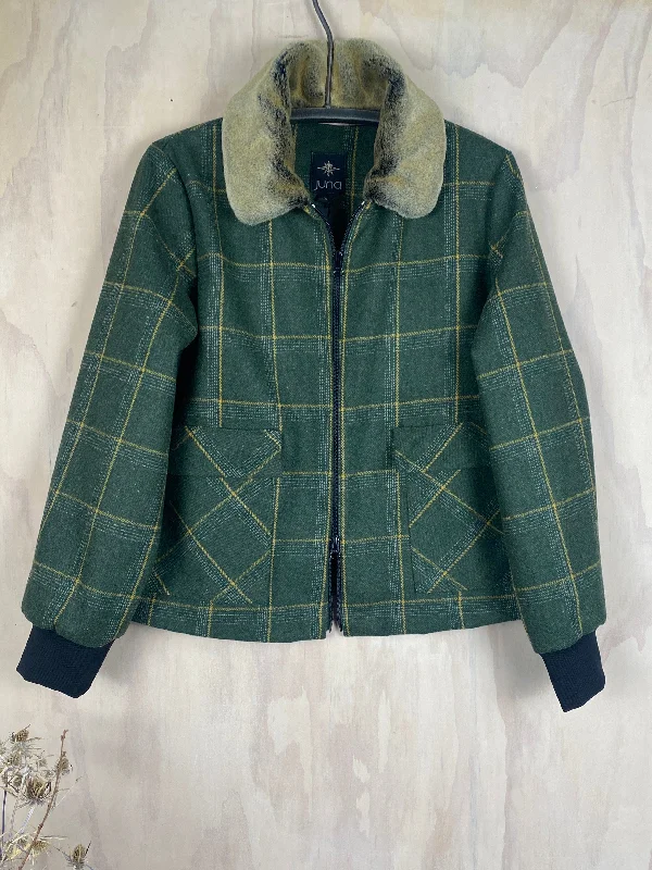 Juna Moss Check Bomber