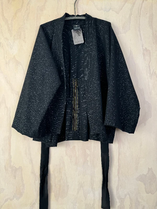 Juna Tie Kimono Jacket / Noir Sparkle