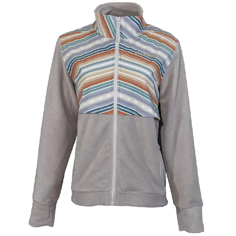 ""Ladies Tech Fleece Jacket"" Cream/Serape