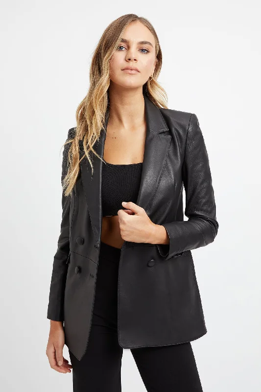 Leather Blazer