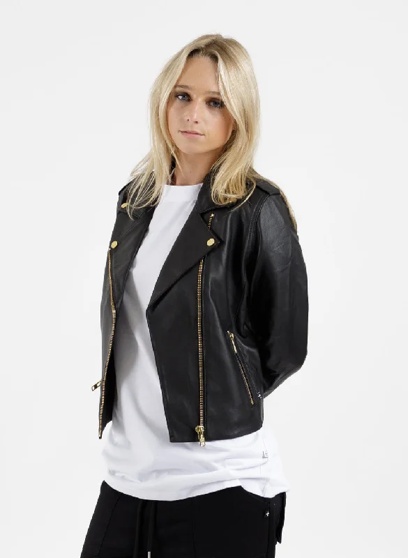 Leather Jacket - Gold