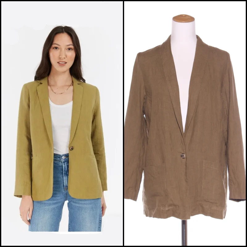 MAX - The linen blazer - Khaki! 12