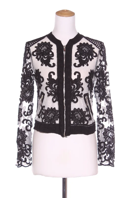 MISS WORLD (BN) Embroidered mesh jacket! 10