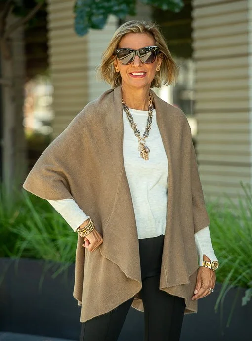 Mocha Cape Vest