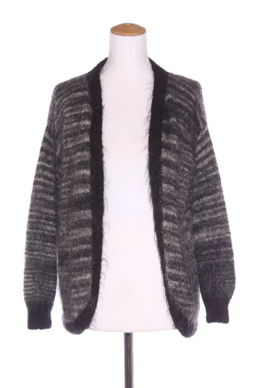 HANDMADE - Soft mohair knit cardi! 14