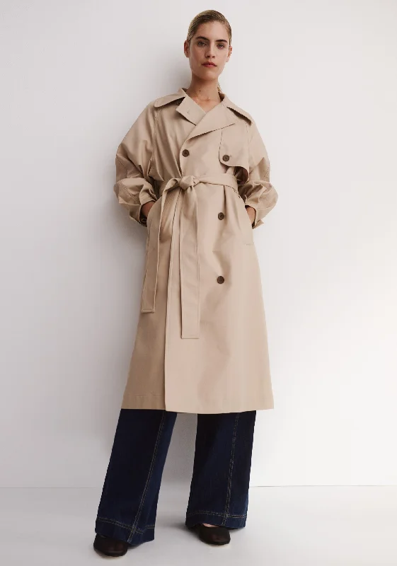 MORRISON RORY TRENCH COAT - BISCUIT