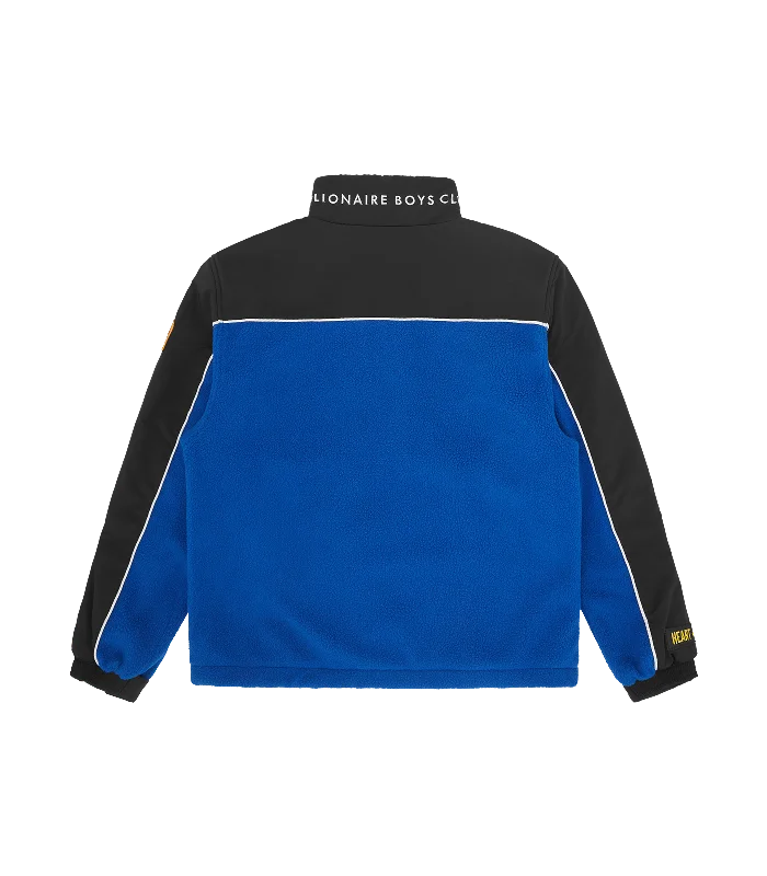 PANELLED FLEECE - BLUE