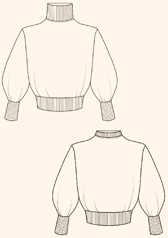 PDF Pattern - Rib Sweater | The Modern Sewing Co.