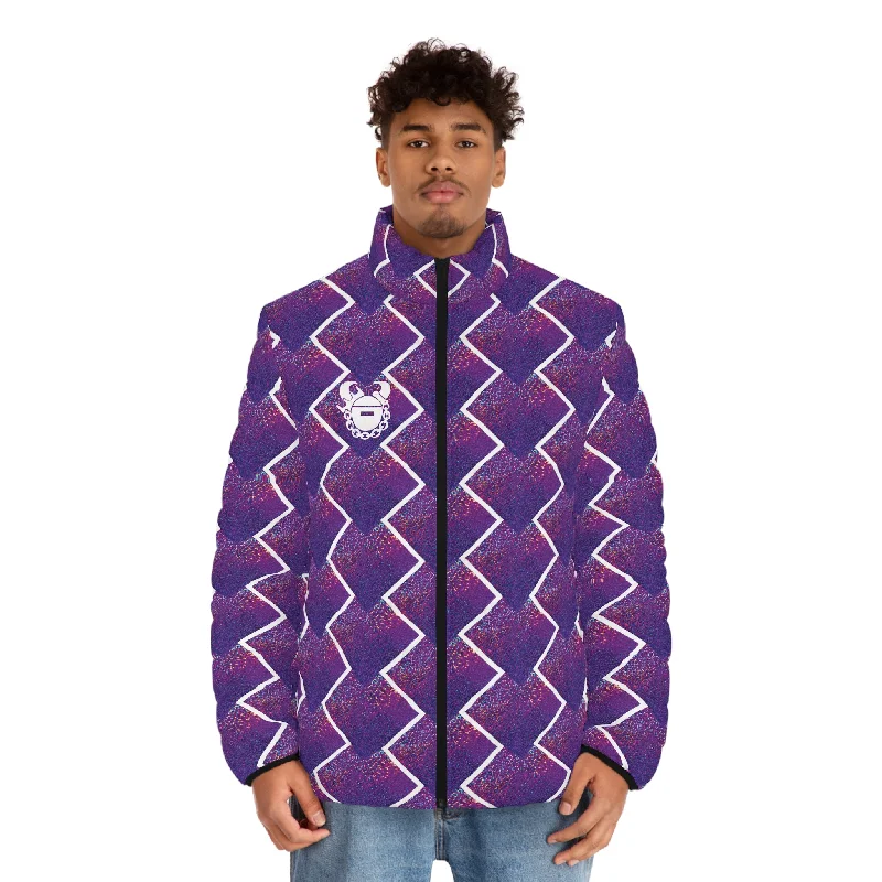 Puffer Jacket - Purple Sparkle