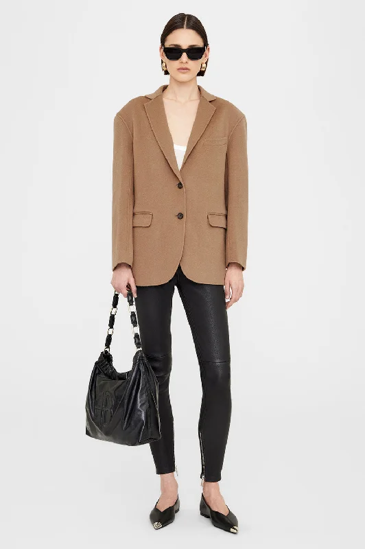 Quinn Blazer - Camel Cashmere Blend